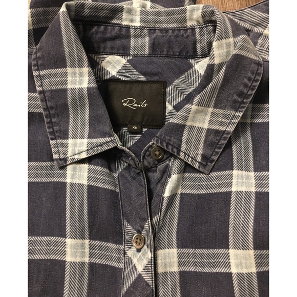 Rails Plaid Button Down Top Size XS - Picture 7 of 15